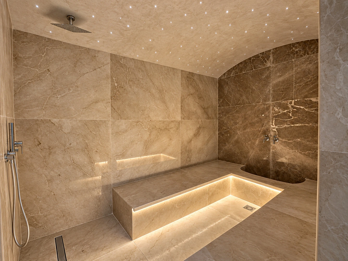 Hammam privé de la villa Route de Tahanaout